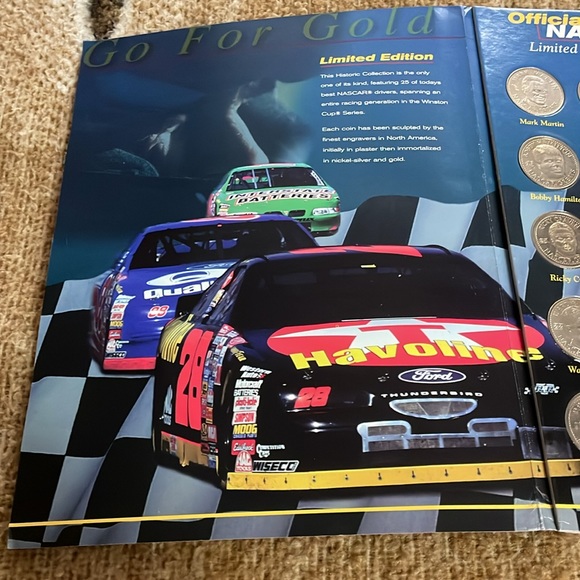 NASCAR Limited Edition coin Collection, Go For Gold, 25 Drivers Coins - Picture 2 of 5